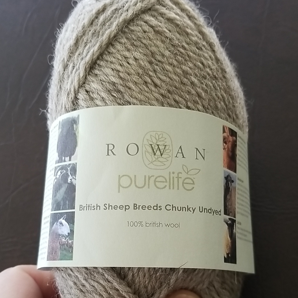 Rowan Purelife Chunky Undyed Wool Yarn 100% British Wool 1 Skein